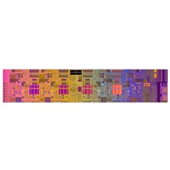 Circuit Board Pattern Lynnfield Die Flano Scarf (small) by Simbadda