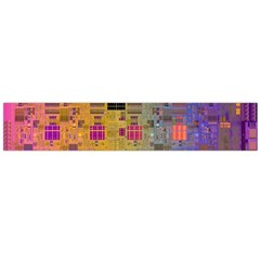 Circuit Board Pattern Lynnfield Die Flano Scarf (large) by Simbadda