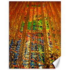 Circuit Board Pattern Canvas 12  X 16  