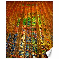 Circuit Board Pattern Canvas 16  X 20   by Simbadda