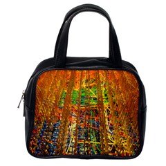 Circuit Board Pattern Classic Handbags (one Side)