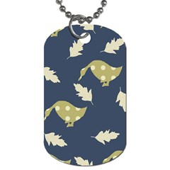 Duck Tech Repeat Dog Tag (one Side) by Simbadda