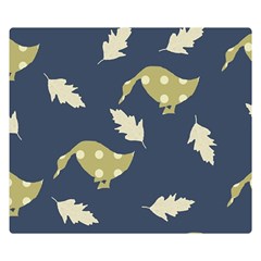 Duck Tech Repeat Double Sided Flano Blanket (small)  by Simbadda