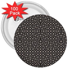 Modern Oriental Pattern 3  Buttons (100 Pack)  by dflcprints