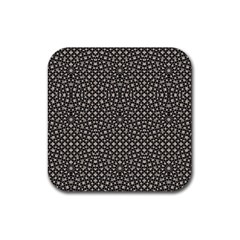 Modern Oriental Pattern Rubber Coaster (square)  by dflcprints