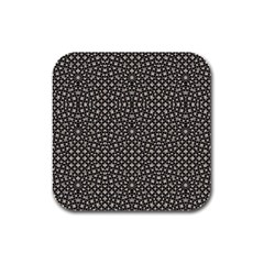 Modern Oriental Pattern Rubber Square Coaster (4 Pack)  by dflcprints