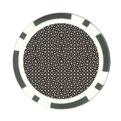 Modern Oriental Pattern Poker Chip Card Guard by dflcprints