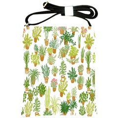 Flowers Pattern Shoulder Sling Bags