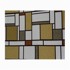 Fabric Textures Fabric Texture Vintage Blocks Rectangle Pattern Small Glasses Cloth (2-side)