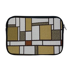 Fabric Textures Fabric Texture Vintage Blocks Rectangle Pattern Apple Macbook Pro 17  Zipper Case