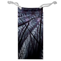 Fractal Art Picture Definition  Fractured Fractal Texture Jewelry Bag by Simbadda