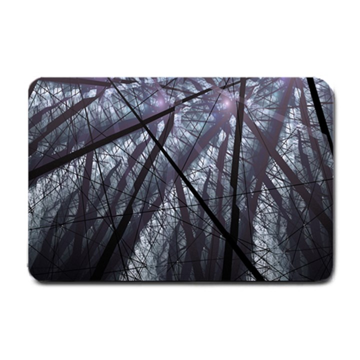 Fractal Art Picture Definition  Fractured Fractal Texture Small Doormat 