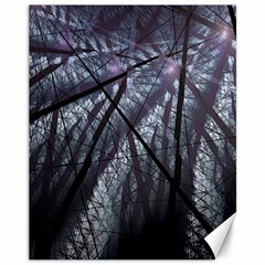 Fractal Art Picture Definition  Fractured Fractal Texture Canvas 11  X 14   by Simbadda