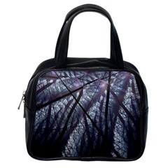 Fractal Art Picture Definition  Fractured Fractal Texture Classic Handbags (one Side) by Simbadda