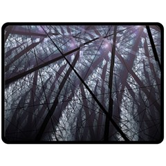 Fractal Art Picture Definition  Fractured Fractal Texture Double Sided Fleece Blanket (large)  by Simbadda