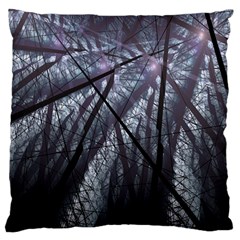 Fractal Art Picture Definition  Fractured Fractal Texture Large Flano Cushion Case (one Side) by Simbadda