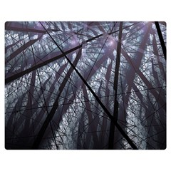 Fractal Art Picture Definition  Fractured Fractal Texture Double Sided Flano Blanket (medium)  by Simbadda