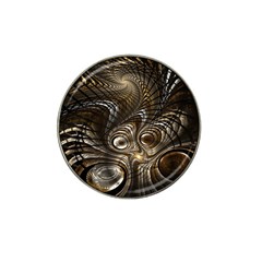 Fractal Art Texture Neuron Chaos Fracture Broken Synapse Hat Clip Ball Marker by Simbadda