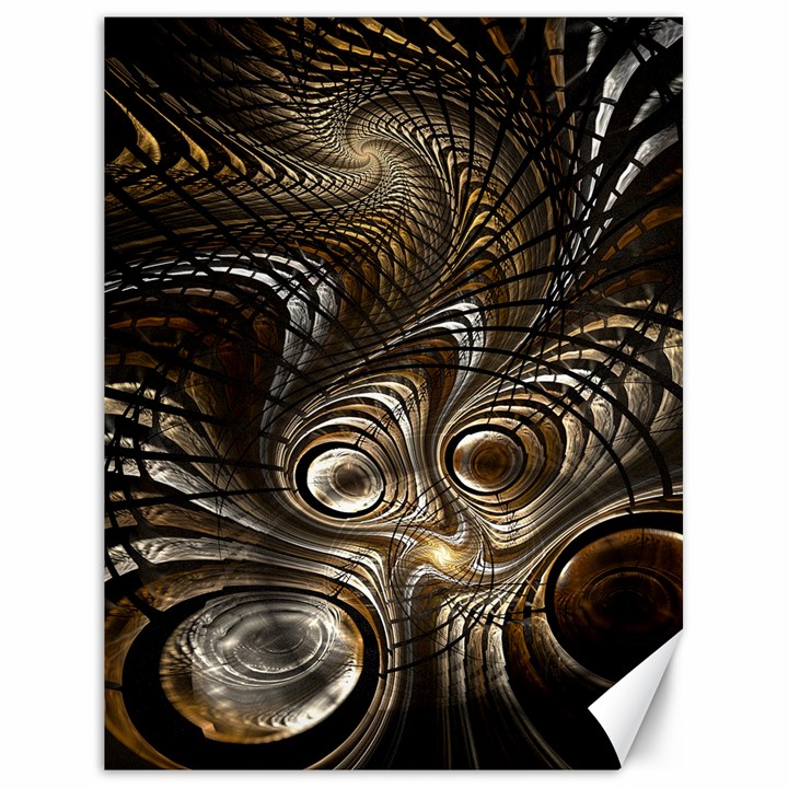 Fractal Art Texture Neuron Chaos Fracture Broken Synapse Canvas 18  x 24  