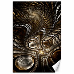 Fractal Art Texture Neuron Chaos Fracture Broken Synapse Canvas 20  X 30   by Simbadda