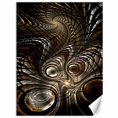 Fractal Art Texture Neuron Chaos Fracture Broken Synapse Canvas 36  X 48   by Simbadda