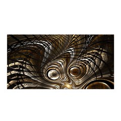 Fractal Art Texture Neuron Chaos Fracture Broken Synapse Satin Wrap by Simbadda