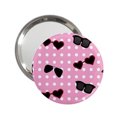 Pisunglass Tech Pink Pattern 2.25  Handbag Mirrors