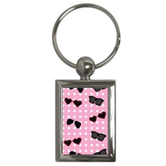 Pisunglass Tech Pink Pattern Key Chains (Rectangle) 