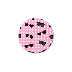 Pisunglass Tech Pink Pattern Golf Ball Marker (4 pack)