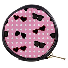 Pisunglass Tech Pink Pattern Mini Makeup Bags