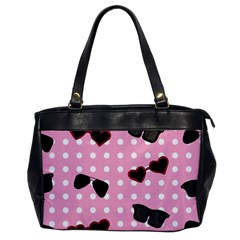 Pisunglass Tech Pink Pattern Office Handbags