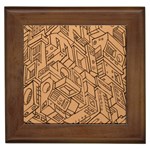 Mechanical Tech Pattern Framed Tiles Front