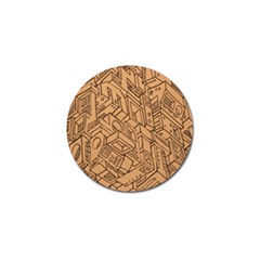 Mechanical Tech Pattern Golf Ball Marker by Simbadda