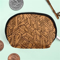 Mechanical Tech Pattern Accessory Pouches (medium)  by Simbadda