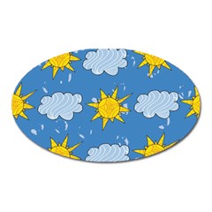 Sunshine Tech Blue Oval Magnet