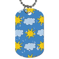 Sunshine Tech Blue Dog Tag (one Side) by Simbadda