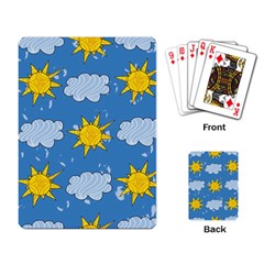 Sunshine Tech Blue Playing Card by Simbadda