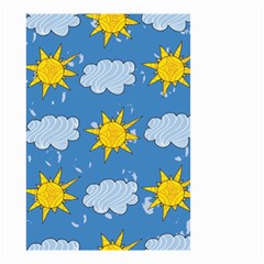 Sunshine Tech Blue Small Garden Flag (two Sides) by Simbadda