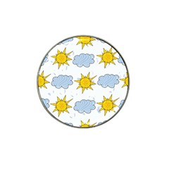 Sunshine Tech White Hat Clip Ball Marker