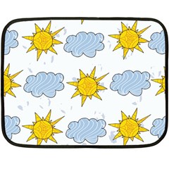 Sunshine Tech White Double Sided Fleece Blanket (mini) 