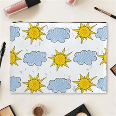 Sunshine Tech White Cosmetic Bag (xl) by Simbadda