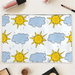 Sunshine Tech White Cosmetic Bag (xxl)  by Simbadda