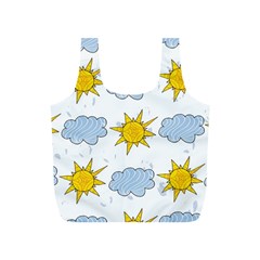 Sunshine Tech White Full Print Recycle Bags (s)  by Simbadda