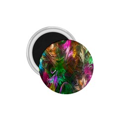 Fractal Texture Abstract Messy Light Color Swirl Bright 1 75  Magnets by Simbadda