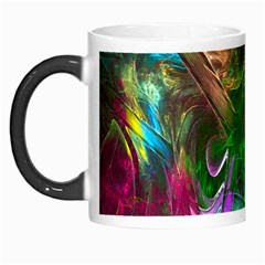 Fractal Texture Abstract Messy Light Color Swirl Bright Morph Mugs by Simbadda