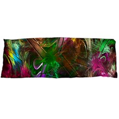 Fractal Texture Abstract Messy Light Color Swirl Bright Body Pillow Case (dakimakura) by Simbadda