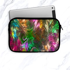 Fractal Texture Abstract Messy Light Color Swirl Bright Apple Ipad Mini Zipper Cases by Simbadda