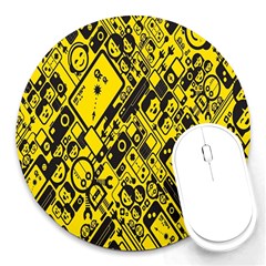 Test Steven Levy Round Mousepads