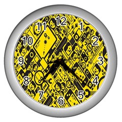 Test Steven Levy Wall Clocks (Silver) 