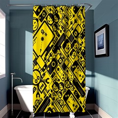 Test Steven Levy Shower Curtain 36  x 72  (Stall) 